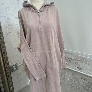ALLSAINTS Xonda Hoodie Sweatshirt Dress SMALL
